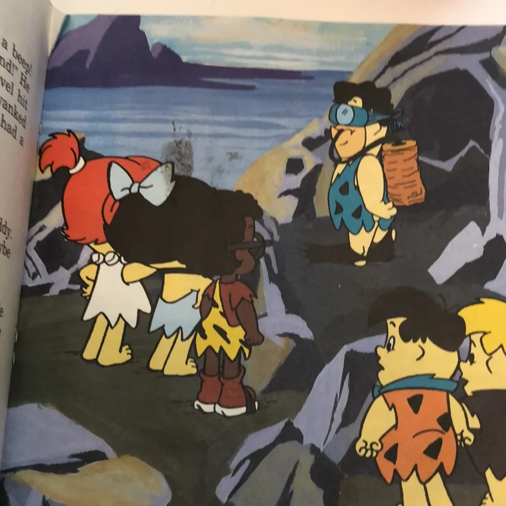 Flinestones Cartoon Series Books 1980s The Flinestone Kids Buried Treasure VTG